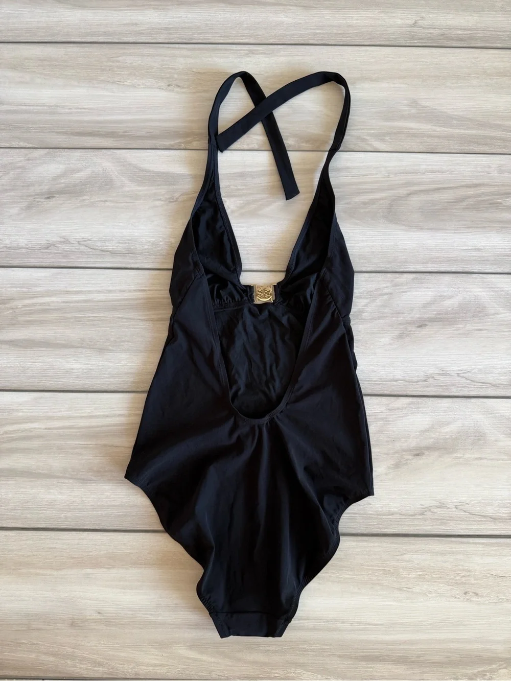 Tory Burch Logo One Piece Black Small NWT
